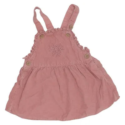 Dungaree dress (Pink) from Newbie by KappAhl Cotton