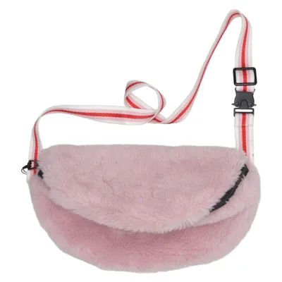 Waist bag (Pink, White, Red) from Natures Collection Polyester, Wool