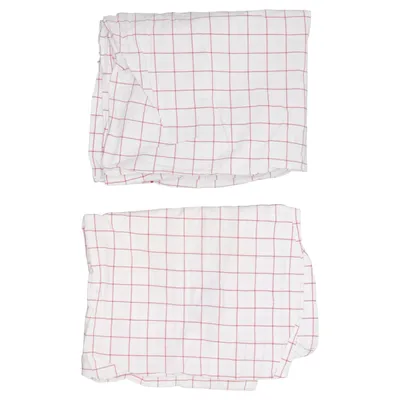 Pillowcase (White, Red) from Mille Notti Cotton