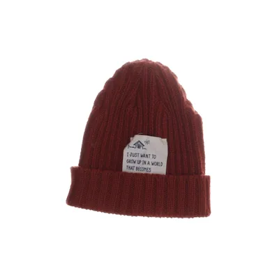 Beanie (Bruin) van Lönneberga Acryl, Merinowol