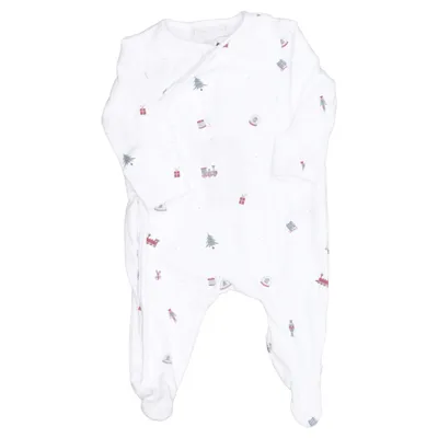 Barboteuse (Blanc, Multicolore) de The Little White Company Coton biologique