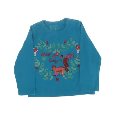 Long sleeve T-shirt (Blue, Multicolored) from Room Seven Cotton, Elastane