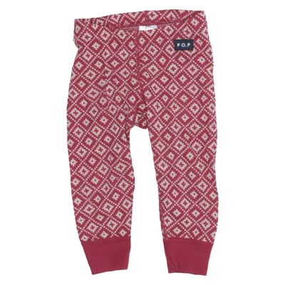 Funktionsunterhose (Rot, Weiß) von Polarn O. Pyret Merinowolle