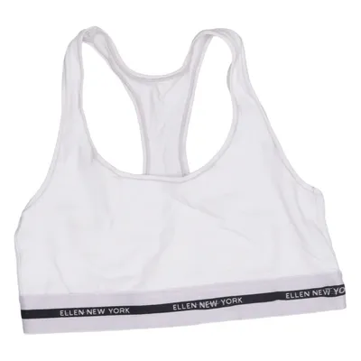 Sports bra (White) from Ellen New York Cotton, Elastane, Modal