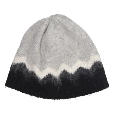 Beanie-Mütze (Grau, Weiß, Schwarz) von Börjesson Polyester, Wolle