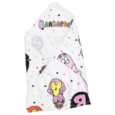Badcape (Vit, Flerfärgad) från Barbapapa