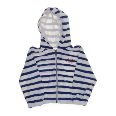 Huvtröja (Vit, Blå) från Bobo Choses Ekologisk bomull, Polyester