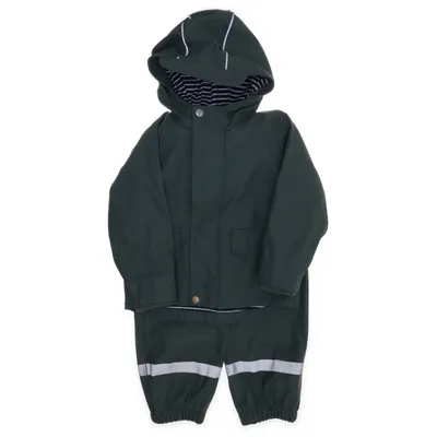 Regenkleding (Groen) van Topomini Polyester, Polyurethaan