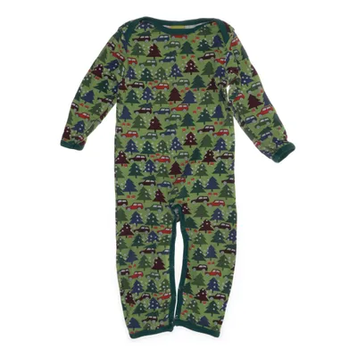 Sparkdräkt (Grön, Flerfärgad) från Duns Sweden Ekologisk bomull