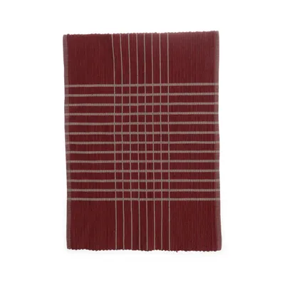 Bordstablett (Röd, Beige) från Linum Bomull