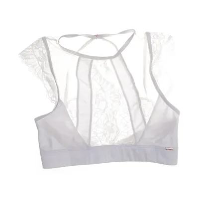 Bralette (Hvid) fra Noir Elastan, Polyamid, Polyester