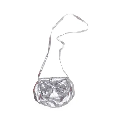 Axelremsväska (Silverfärgad) från H&M Polyester, Skinnimitation