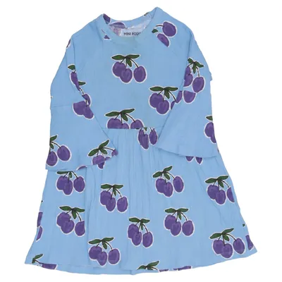 Dress (Blue, Purple, Multicolored) from Mini Rodini Cotton, Elastane