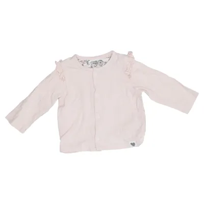 Cardigan (Rose) de Lindex Newborn Coton, Élasthane