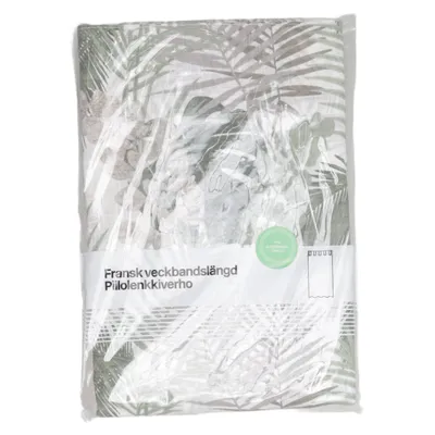 Rideau passe tringle (Vert, Blanc, Gris) de Hemtex Coton