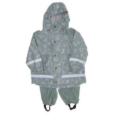 Regnställ (Grön, Vit) från Petite Chérie Polyester