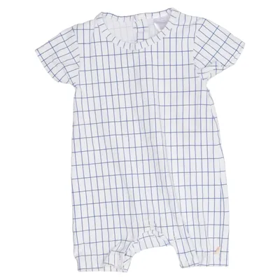 Sparkdräkt (Vit, Blå) från Tinycottons