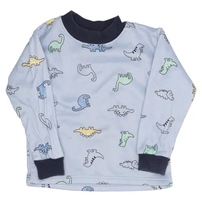 Long sleeve T-shirt (Blue, Multicolored) from Damen Cotton, Polyester