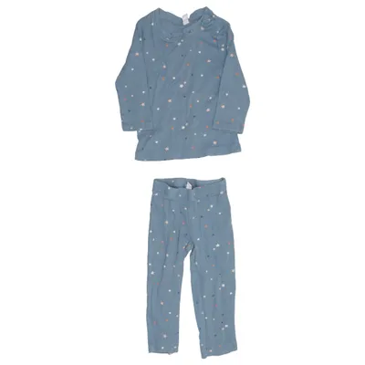 Pyjamas (Blå, Flerfärgad) från Nightwear Bomull, Elastan