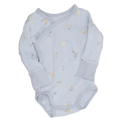 Body (Blue, Multicolored) from Lindex Newborn Cotton, Elastane