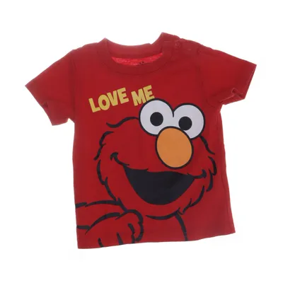 T-shirt (Rouge, Multicolore) de Sesame Street Coton, Polyester
