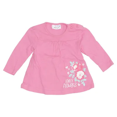 Langarmshirt (Pink) von Smily Baumwolle