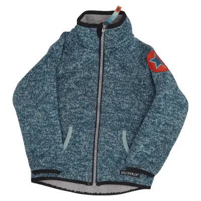 Fleece jacket (Blue, White) from Villervalla Polyester