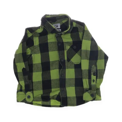Flanellskjorta (Grön, Svart) från Quiksilver Bomull