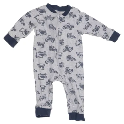 Strampler (Grau, Blau) von Petite Mini Baumwolle