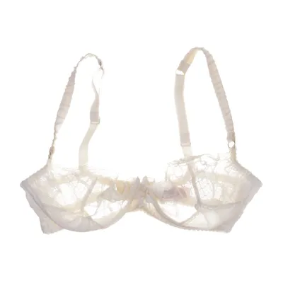 Bra (White) from Agent Provocateur Cotton, Elastane, Polyamide, Polyester, Silk