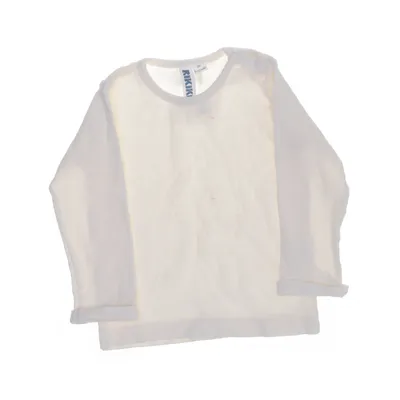 Long sleeve T-shirt (White) from Rikiki Cotton, Elastane