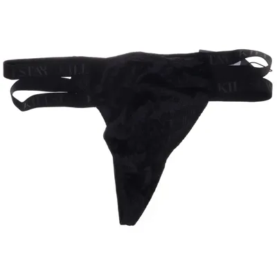Stringtrosor (Svart, Grå) från Killstar Polyester