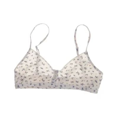 Bralette (Hvid, Flerfarvet) fra Brandy Melville Bomuld, Elastan