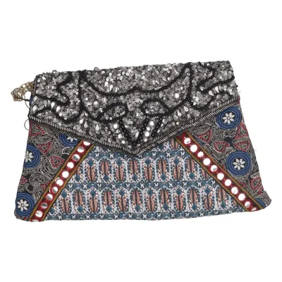 Abendtasche (Blau, Mehrfarbig) von Zara Accessories
