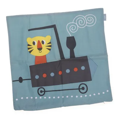 Kuddfodral (Blå, Flerfärgad) från Spira Bomull