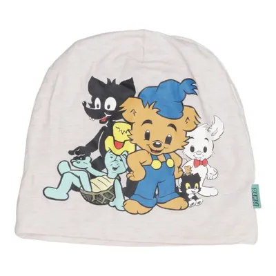Beaniehue (Beige, Flerfarvet) fra Bamse by Lindex Bomuld, Elastan, Viscose