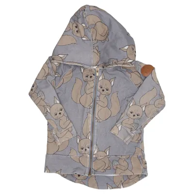 Hoodie (Gray, Brown) from Dear Sophie Cotton, Elastane