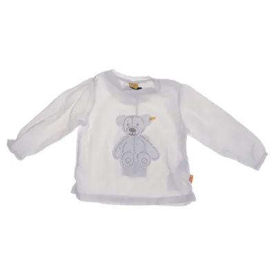 Långärmad t-shirt (Vit) från Steiff Bomull, Elastan