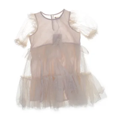 Jurk (Beige) van MarMar Copenhagen Katoen, Polyester