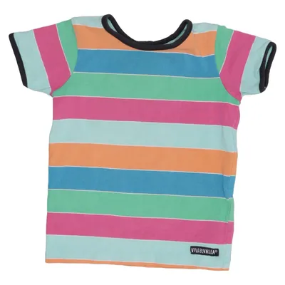 T-shirt (Blue, Pink, Green, Multicolored) from Villervalla Cotton, Elastane