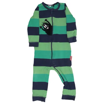 Barboteuse (Vert, Bleu) de Åhléns Coton, Élasthane