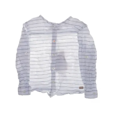 Skjorte (Hvid, Blå) fra Zara BabyBoy Bomuld, Linned
