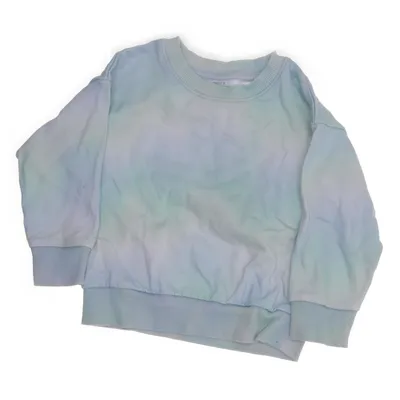 Sweatshirt (Blue, Green, White) from Lindex Kids Cotton, Recycled polyester