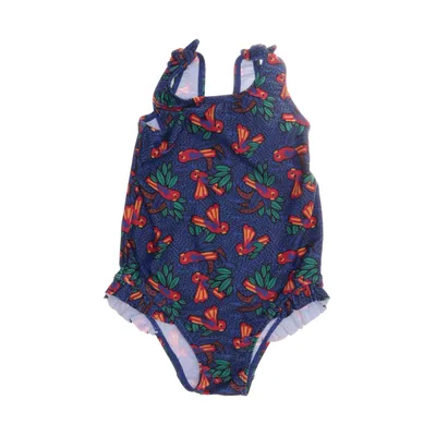 Badedragt (Blå, Flerfarvet) fra Kiabi Elastan, Polyester