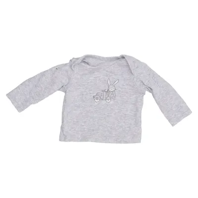 Langærmet t-shirt (Grå) fra Baby Elastan, Økologisk bomuld