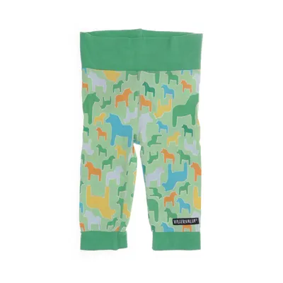 Leggings (Groen, Meerkleurig) van Villervalla Organisch katoen, Elastaan