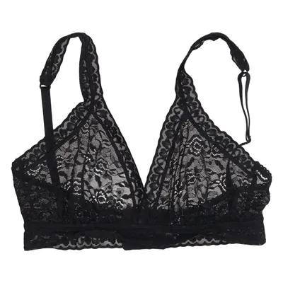 Bralette (Zwart) van Lace Laboratory Elastaan, Polyamide