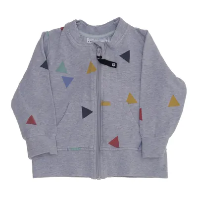 Collegetröja (Grå, Flerfärgad) från Geggamoja Elastan, Ekologisk bomull