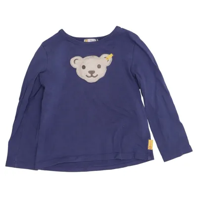 Long sleeve T-shirt (Blue) from Steiff Cotton, Elastane