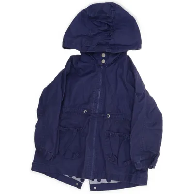 Jacka (Blå, Vit) från H&M Bomull, Polyester
